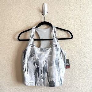 NWT DSG X Twitch + Allison Women's Cropped Fashion Tank Top Camo Grey Size Small